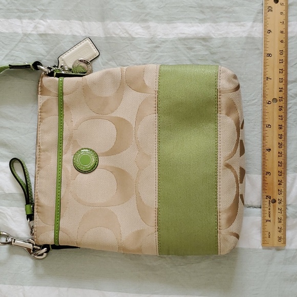 Coach Green Crossbody Purse - Picture 9 of 11